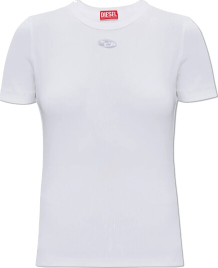 Diesel Dame Topper Hvit 2XS,