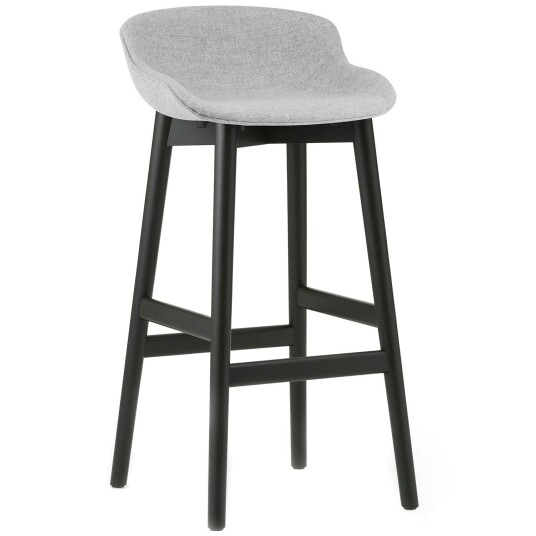 Normann Copenhagen Hyg Barstol 75 cm Grå / Svart Eik