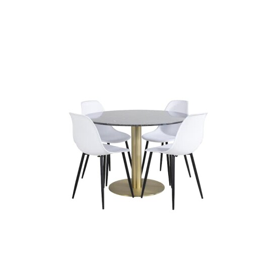 Venture Home Spisegruppe Venture Home Estelle med 4 Pop Stoler GR20454