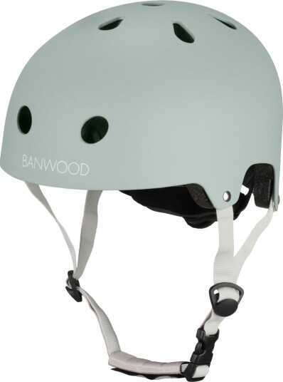 Banwood Classic Helmet Matte Black Green One Size
