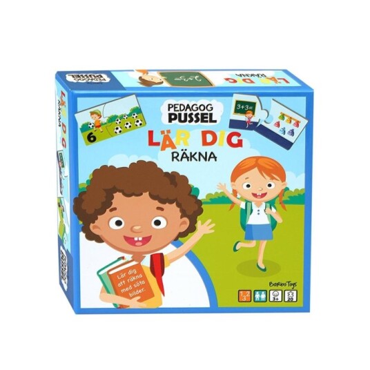 Barbo Toys Barbo Classic Pedagog Pussel Lär Dig Räkna SE