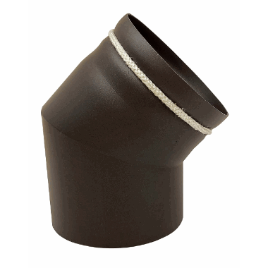 Ø150mm Peisrør 45 grader u/luke Ø150mm Peisrør 45 grader u/luke
