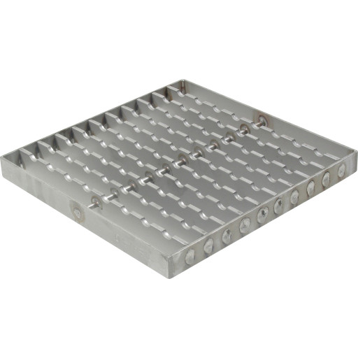 Ribberist Square Rist: 268 X 268 Mm Syrefast Stål: Aisi316l Ribberist Square Rist: 268 X 268 Mm Syrefast Stål: Aisi316l