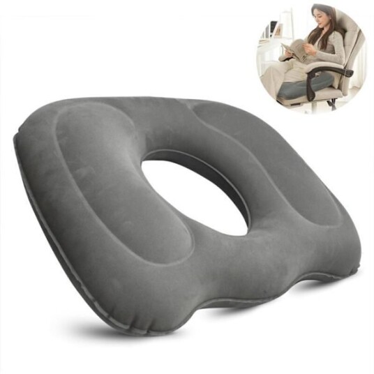 45x39cm Oppblåsbar sittepute for hemoroider rund ortopedisk sittepute med pumpe ortopedisk pute lindrer hemoroider sår halebein 45x39cm Oppblåsbar sittepute for hemoroider rund ortopedisk sittepute med pumpe ortopedisk pute lindrer hemoroider sår halebein