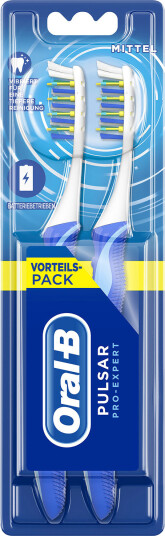 Oral B Batteritannbørster 2 stk. Pulsar Medium