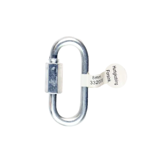 CAL Hurtigkobling   Forsinket stål   8 mm   Quick Link