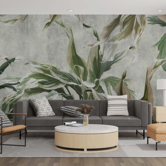 Tapet Tropisk Bladdesign