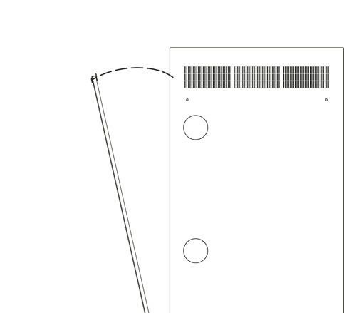 MIDDLEATLANTIC WR-RAP-44 44SP REAR ACCESS PNL,WR