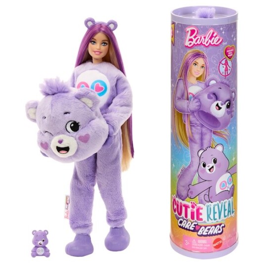 Barbie Cutie Reveal Kosebamser Lilla