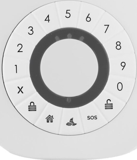 Frient Smart Kodelås Tastatur med Zigbee Teknologi Hvit Frient Smart Kodelås Tastatur med Zigbee Teknologi Hvit