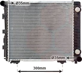 VAN WEZEL 30002066 Radiator motorkjøling