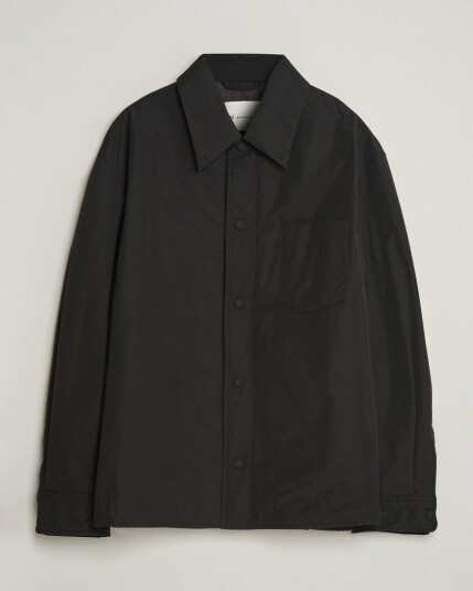 AMI Padded Shirt Jacket Black