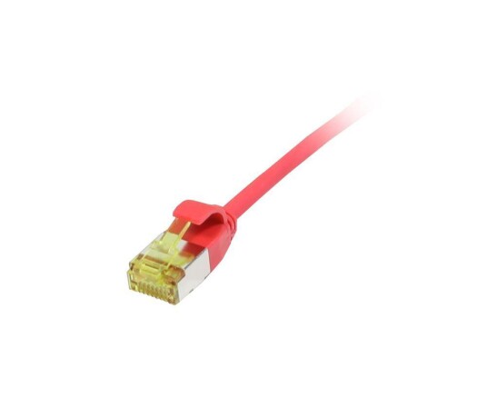 Synergy RJ45 Nettverkskabel Cat6a U/FTP Slim 3m Rød
