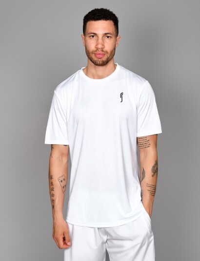 RS Sports Men"s Performance Tee White S
