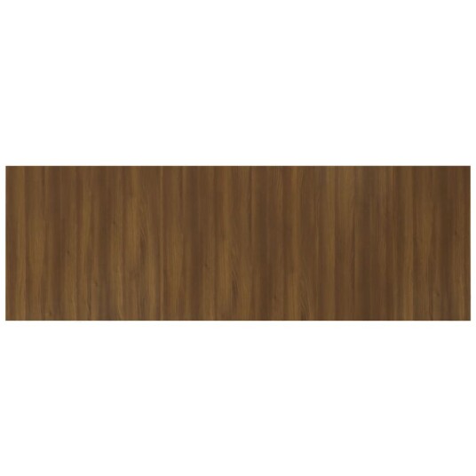 vidaXL Veggmontert sengegavl brun eik 240x1,5x80 cm konstruert tre