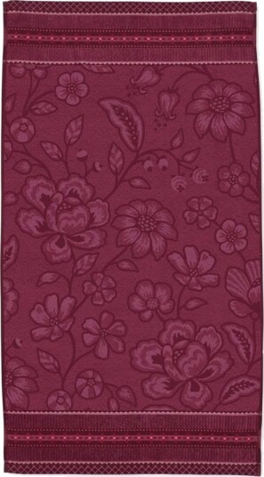 Pip Studio Jasmin Jacquard Dark Pink 70X140