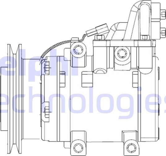 AC kompressor DELPHI CS20524