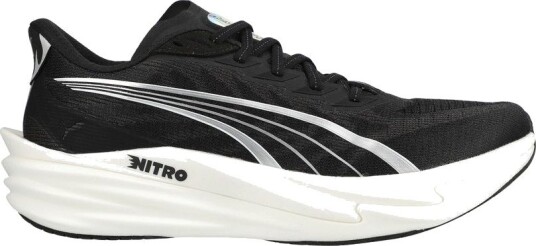 PUMA Løpesko Deviate Nitro 4 Svart/Hvit/Sølv Metallisk Kvinner størrelse 40