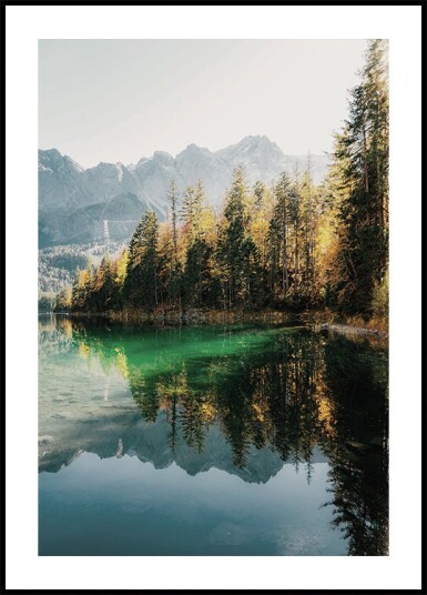 Morning Reflection by the Lake Plakat Plakat / 30x40cm