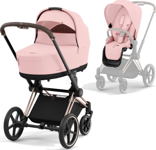 Komplett barnevogn Cybex Priam Rose Gold/Peach Pink