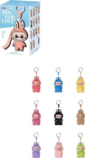 Pop Mart Labubu The Monsters Samlefigur Pin for Love N Z Blandet