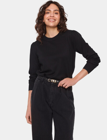 Saint Tropez Milasz Pullover - Black - XXL