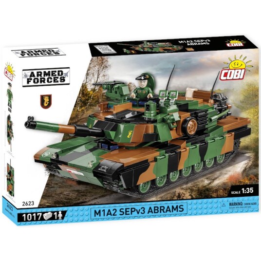 Cobi Armed Forces Byggesett 1017 Deler M1a2 Sepv3 Abrams