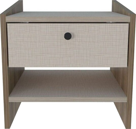 Retzow Nattbord - Valnøtt/Beige