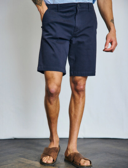 Bruun & Stengade Bs Gerhard Regular Fit Shorts - Navy - 29 Bruun & Stengade Bs Gerhard Regular Fit Shorts - Navy - 29