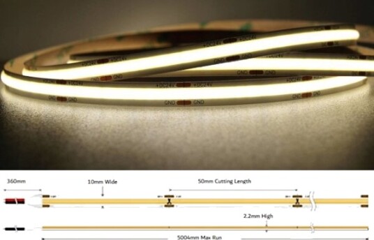 Led List Mw Lighting Tasma Led Led Cob 24V/12W Nw 5 M 4000K Led List Mw Lighting Tasma Led Led Cob 24V/12W Nw 5 M 4000K