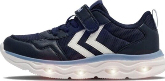 Hummel Sko   Skylought   Flint Stone/Black Iris   Hummel   28   Sko Blå Hvit Marineblå