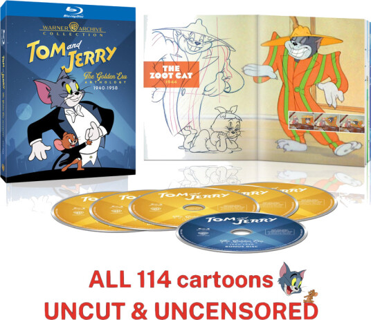 Tom and Jerry: The Golden Era Anthology 19401958 Bluray