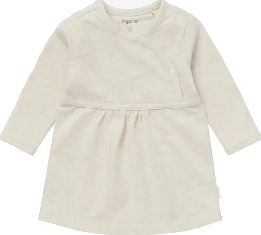 Noppies G Dress Ls Nevada P611 OATMEAL MELANGE 62