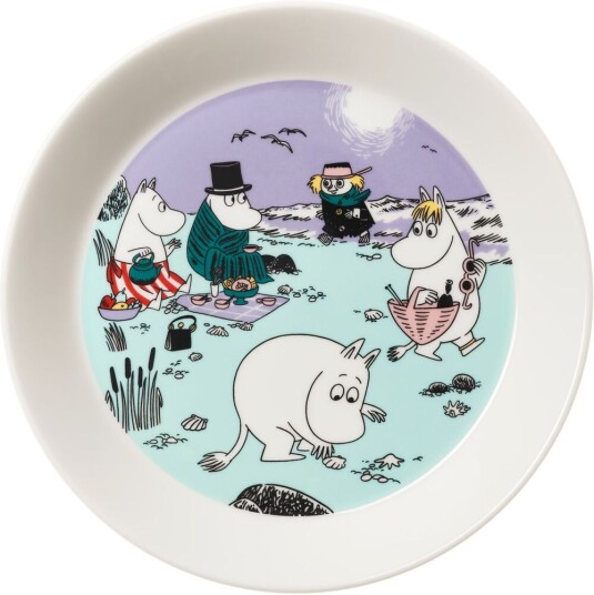 Moomin Arabia Mummitallerken 2025 Stranddag Ø19,5 cm