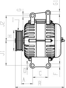 HC Cargo 115360 Starter