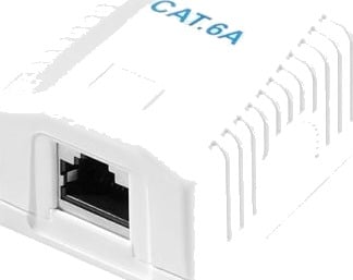 Logilink Cat.6A Surface Mounted Box 1 X Rj45 Shielded