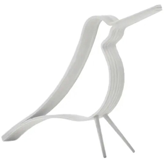 Cooee Design Woody Bird Dekorasjon 14 cm Hvit