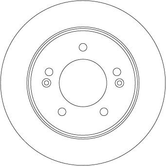 Bremseskive TRW DF6725