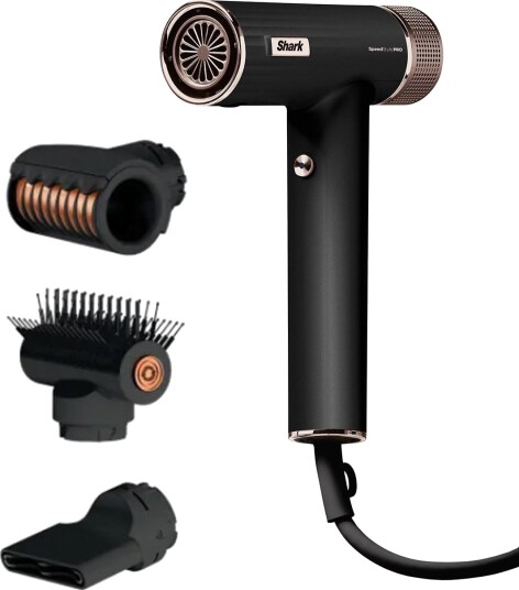 Shark HD731EU SpeedStyle Pro 3 i 1 Hårtørrer 1750W 3 Hastigheter 3 Temperaturnivåer Sort Shark HD731EU SpeedStyle Pro 3 i 1 Hårtørrer 1750W 3 Hastigheter 3 Temperaturnivåer Sort