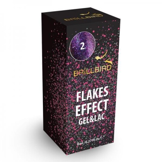 Brillbird Norge Flake effect gel&lac   2