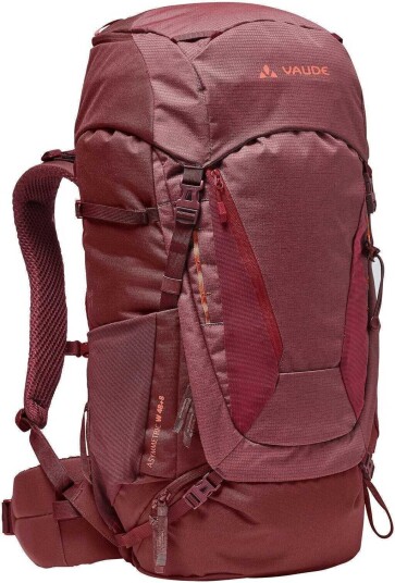 Vaude Asymmetric Tursekk 48+8L Dark Cherry Vaude Asymmetric Tursekk 48+8L Dark Cherry