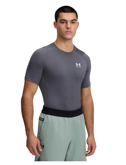 Under Armour Ua Hg Armour Comp Ss   Grey   XXXL