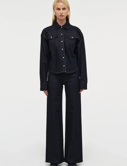 NEUW Eva Wide Resonate Raw Indigo - Black - 24 x 34 NEUW Eva Wide Resonate Raw Indigo - Black - 24 x 34