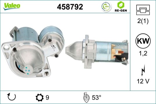 Starter VALEO 458792