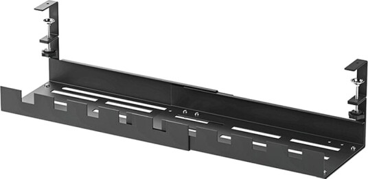 Kabelkanal for skrivebord med justerbar klemme