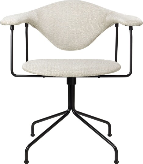Gubi Masculo Kontorstol Trukket i Eero Special FR 106 med Base i Sort Matt