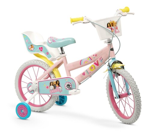 Toimsa 1665 Barbie Barnesykkel 16" 3 6 År Rosa