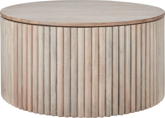 Soffbord Beliani Kirkwood Ljus trä Light wood -