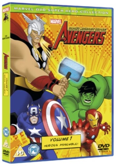 The Avengers Earth's Mightiest Heroes: Volume 1 DVD The Avengers Earth's Mightiest Heroes: Volume 1 DVD