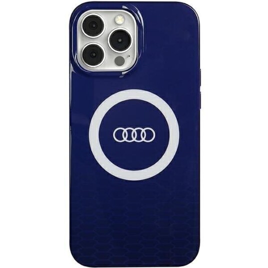 Deksel Audi Iml Big Logo Magsafe Deksel Iphone 13 Pro Max 6,7" Blå/Marineblå Hardcase Au-Imlmip13pm-Q5/D2-Be